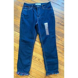 NWT Bit Bridle Fleece Lined Straight Leg Jeans Women’s 10